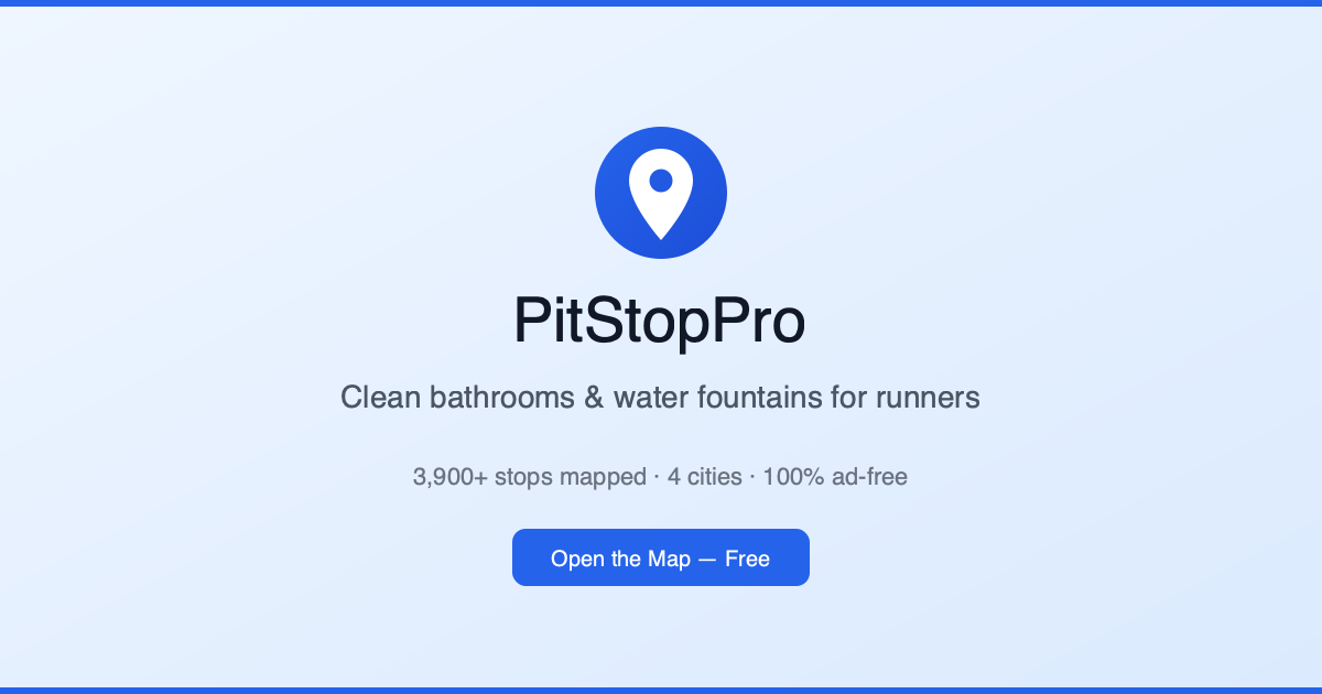 PitStopPro - Find Clean Bathrooms & Rest Stops Near You